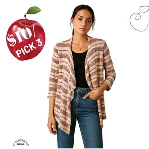 CAL STYLE USA ASYMMETRICAL CARDIGAN SZ XL